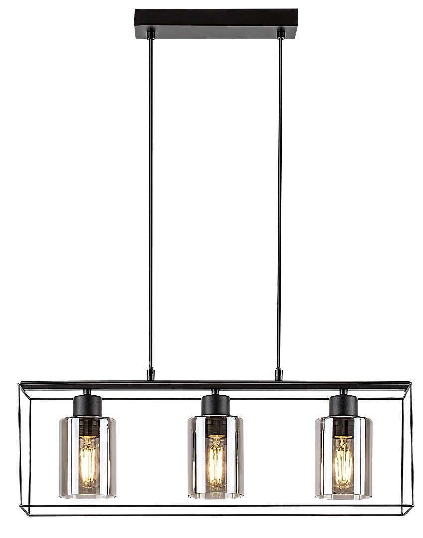 Závěsné svítidlo Chadwick černá E27 3×25W RABALUX 72033