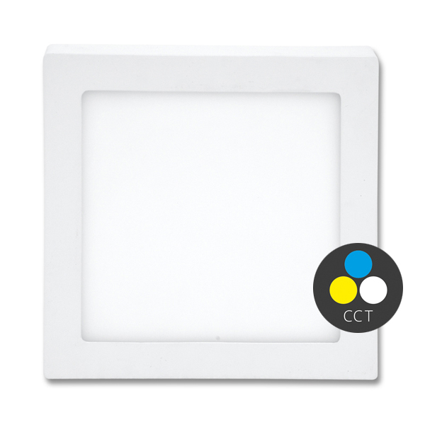 LED panel ECOPLANET RAFA2 24V 12W, 960lm, 2000-6000 Materiál - hliník, plastK, IP20, bílá