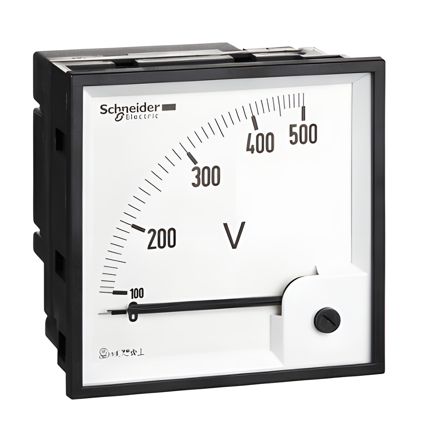 SCHN 16075 VLT 96x96 voltmetr 500V