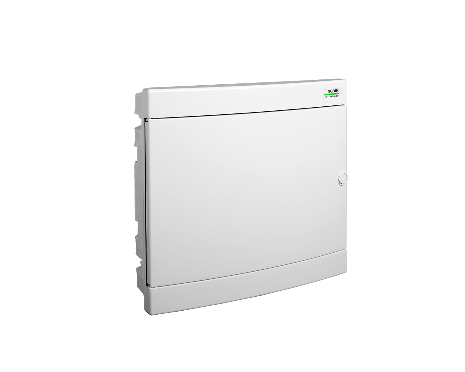 Rozvodnice zápustná NOARK 106175 PNF-HW 2x18W, bílé dveře, pro montáž do dutých stěn
