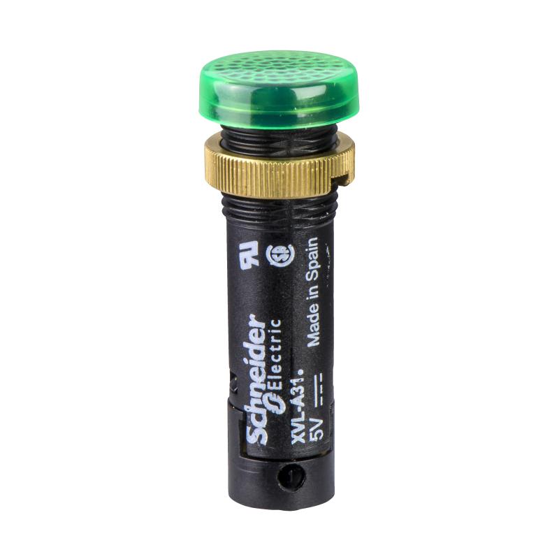 SCHN XVLA323 Signálka s LED - 12 mm, 12 V , zelená