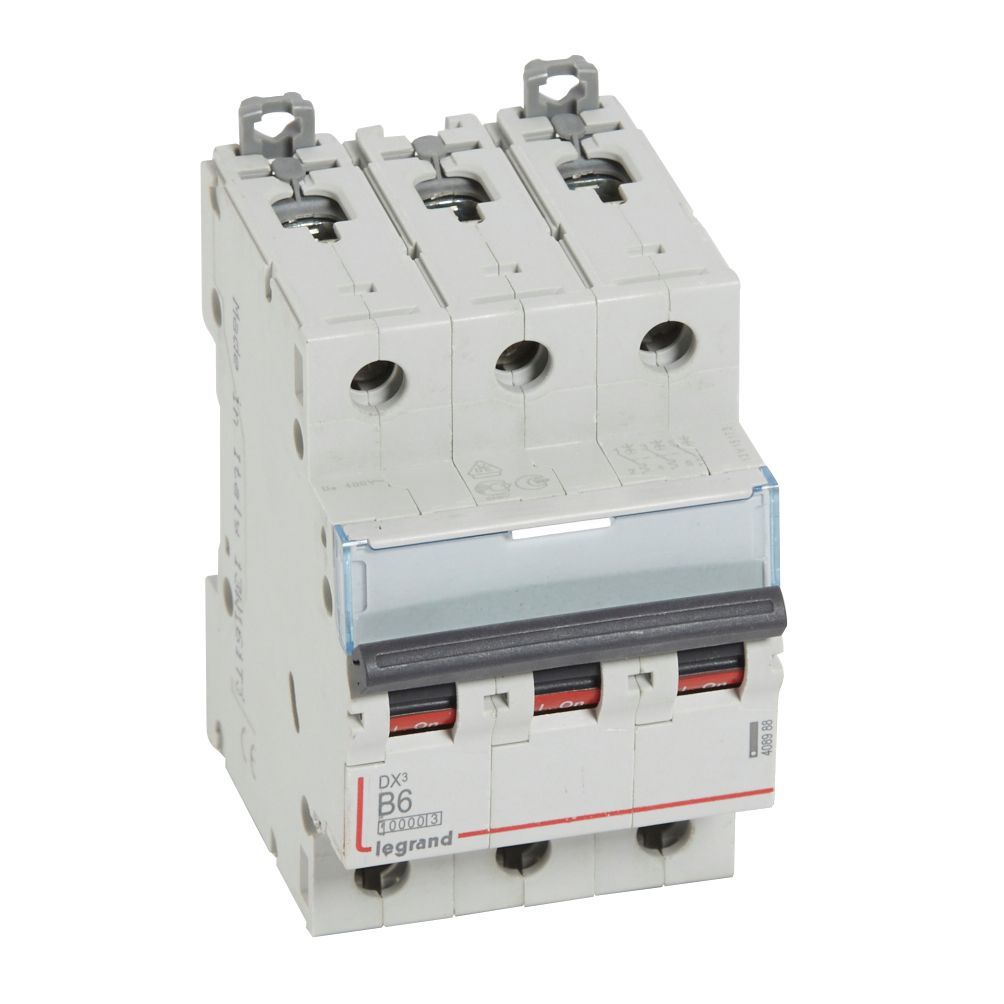 Jistič třípolový LEGRAND 408988 DX3 3P B6 10000A/16KA
