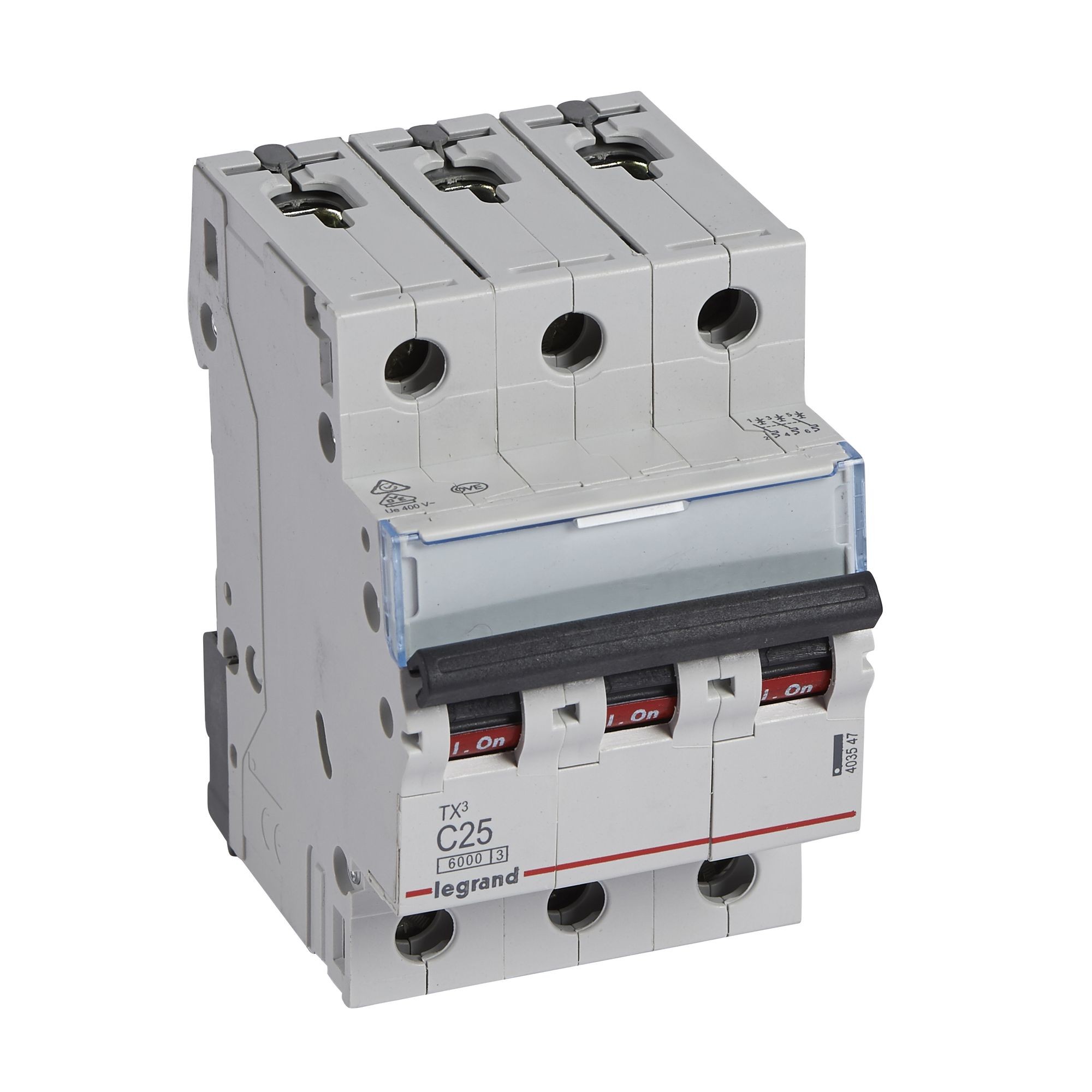 Jistič třípolový LEGRAND 403547 TX3 3P C25 6000A