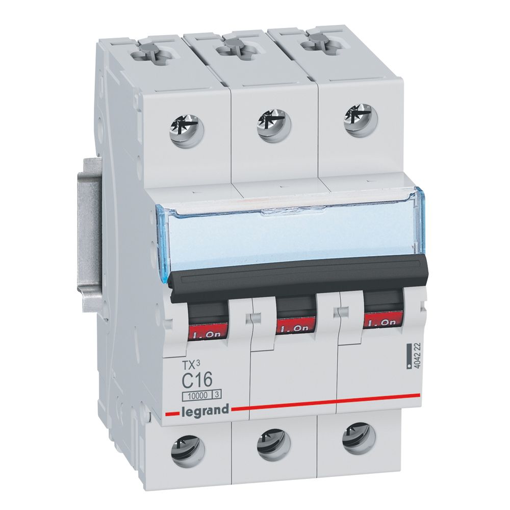 Jistič třípolový LEGRAND 404222 TX3 3P C16 10000A