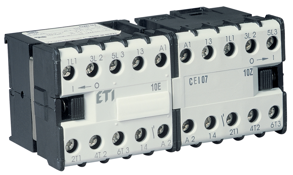ETI 004641620 Min. stykač - reverzní, CEI07.10-24V-50/60Hz