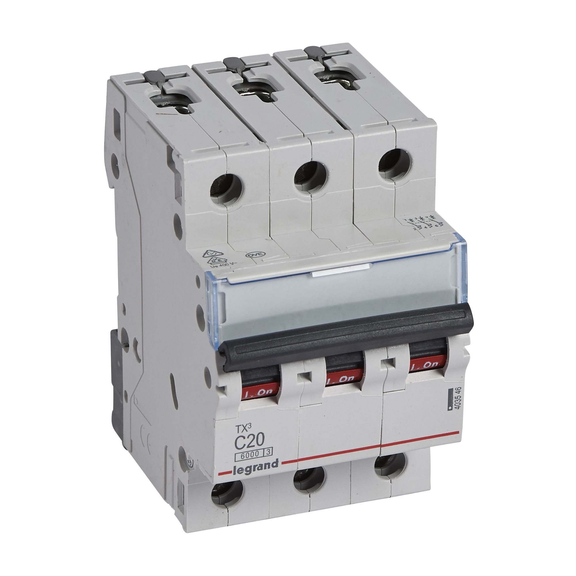 Jistič třípolový LEGRAND 403546 TX3 3P C20 6000A