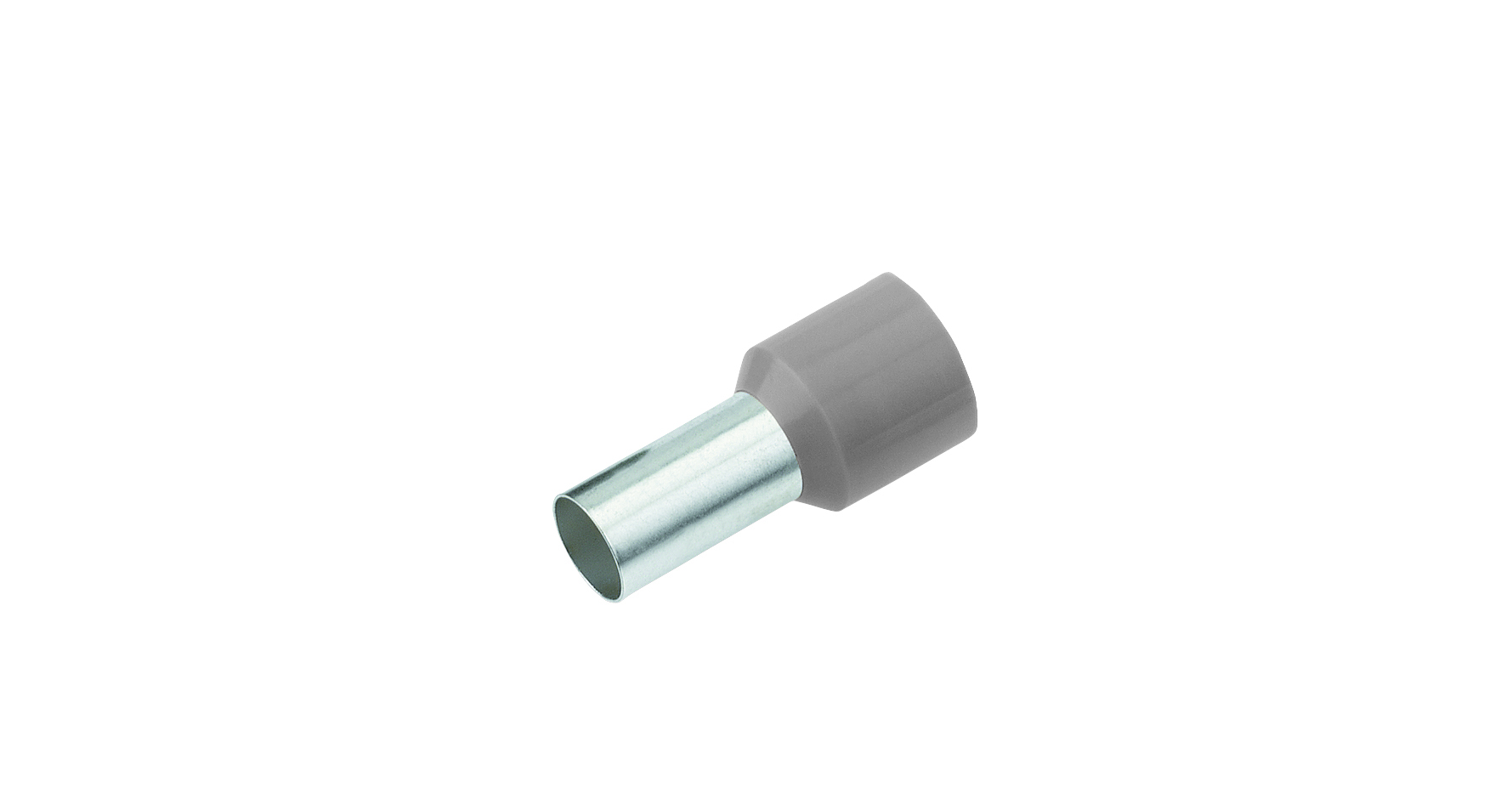 CIMCO  187123 Izolovaná dutinka Cu 2,5/12 mm, šedá (100 ks)