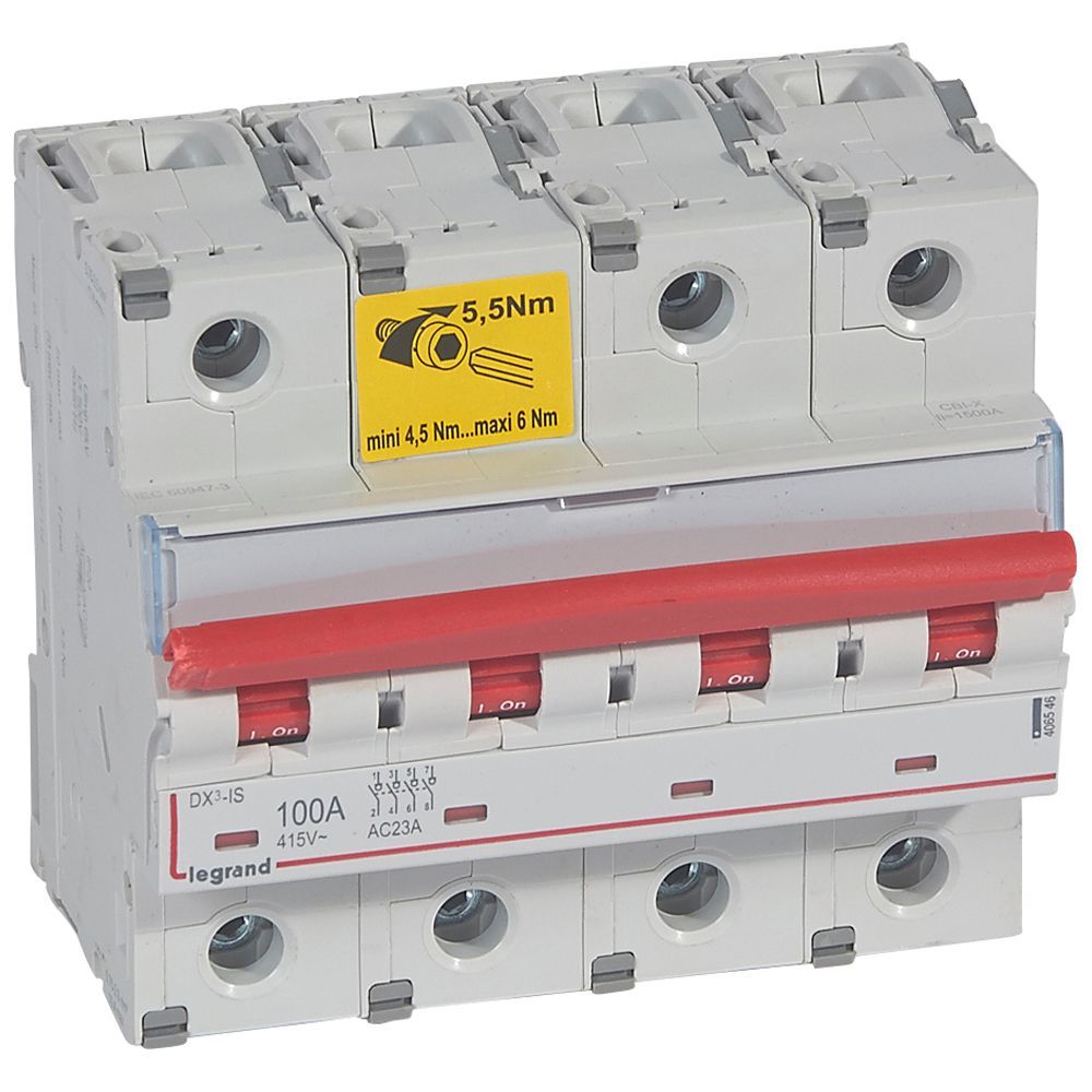 LEG 406546 DX3 VYPÍN 4P 100A 400V SIG OVL
