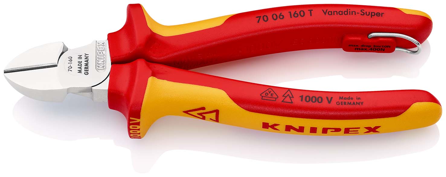 KNIPEX 70 06 160 T Kleště štípací boční TT