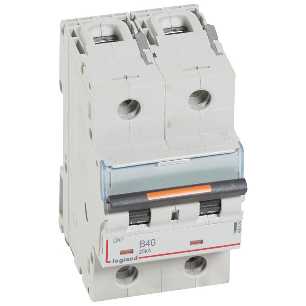Jistič dvoupolový LEGRAND 409720 DX3 2P B40 25KA