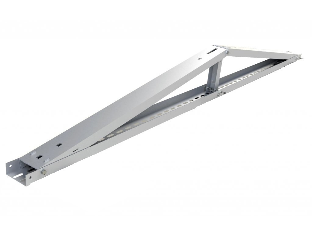 Konstrukce VÝCHOD-ZÁPAD 10° pro panel šířky 100-107 cm s podlepením gumami