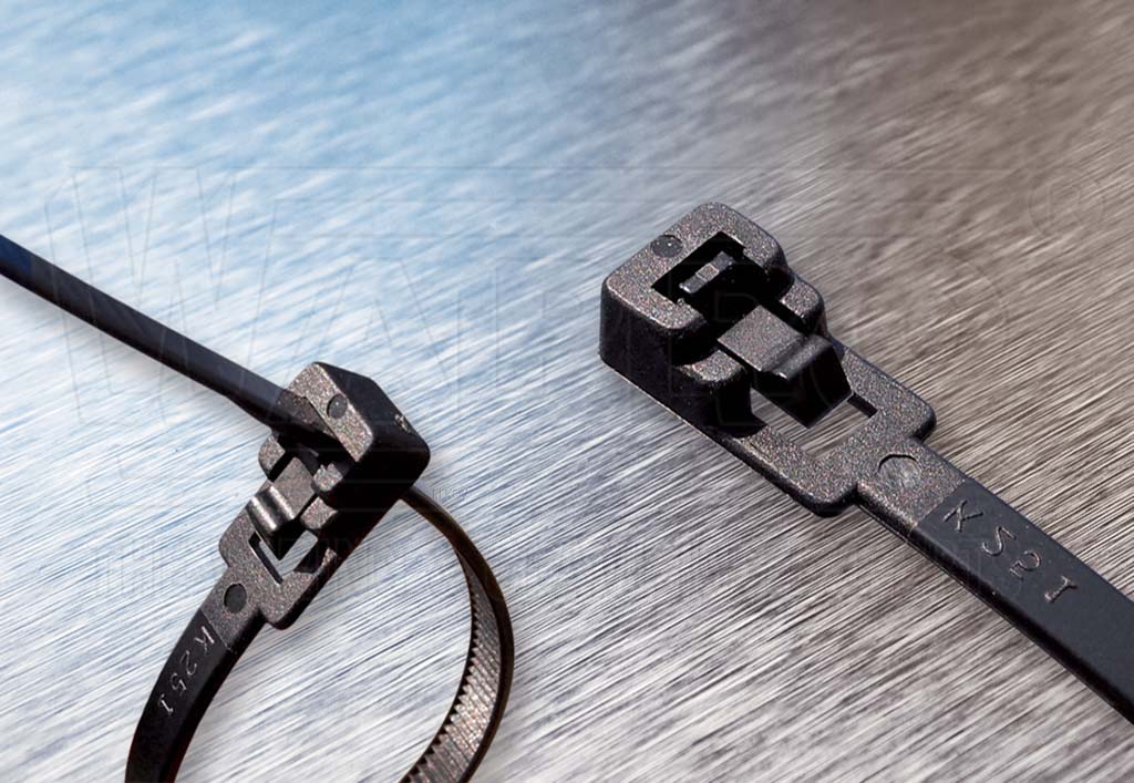 wpr7775 WT-RAQ-150STB vázací pásky rozdělávací OPENQuick, 152 x 4,5 mm, černá