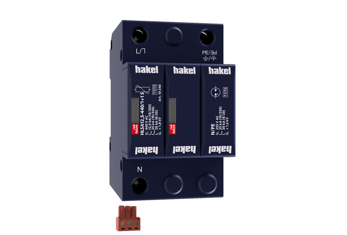 HAKEL 10340 HLSA12,5-440/1+1 S SPD typ 1+2