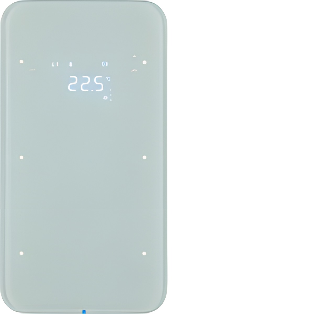 HAG 75642060 Dotykový sensor 2-násobný s termostatem, Berker R.1, sklo, bílá