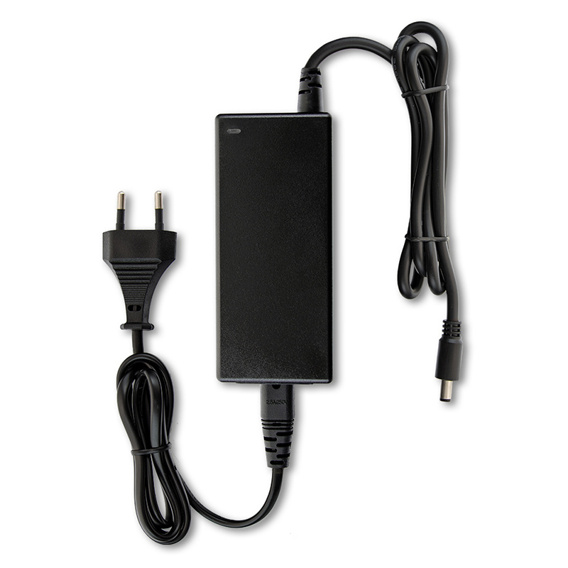 Adaptér napájecí MC LED adaptér 48W, DC 24V/2A, IP20, černý plast, s vidlicí