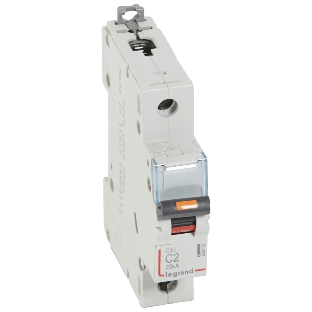 Jistič jednopólový LEGRAND 409752 DX3 1P C2 25KA