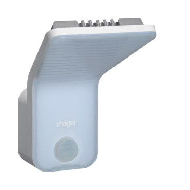 HAG EE610 Detektor pohybu 140 ° s LED svítidlem 15W, IP55, bí