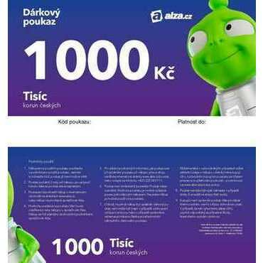 Alza poukaz v hodnotě 1 000 Kč