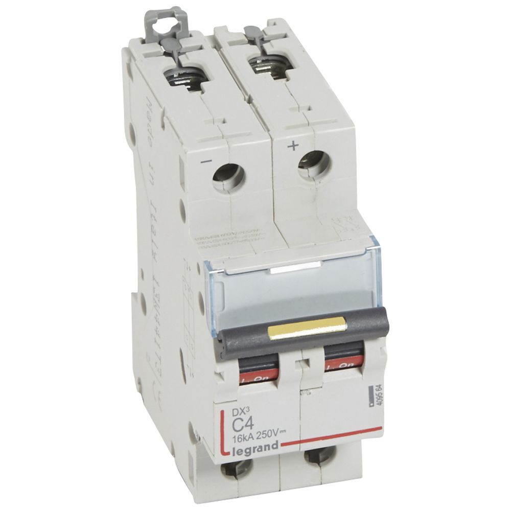 Jistič dvoupolový LEGRAND 409564 DX3 DC 2P C4 16KA