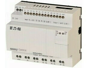 EATON 106396 EC4P-221-MTAX1 Řídicí relé easyControl, provedení bez displeje, 12 DI (4 AI), 8 DO, 1 A