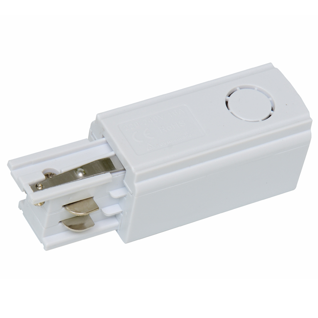 Napájecí adaptér lišty ECOPLANET TRACK IP20, bílá (TR-ADAPT-3F/BI/P)