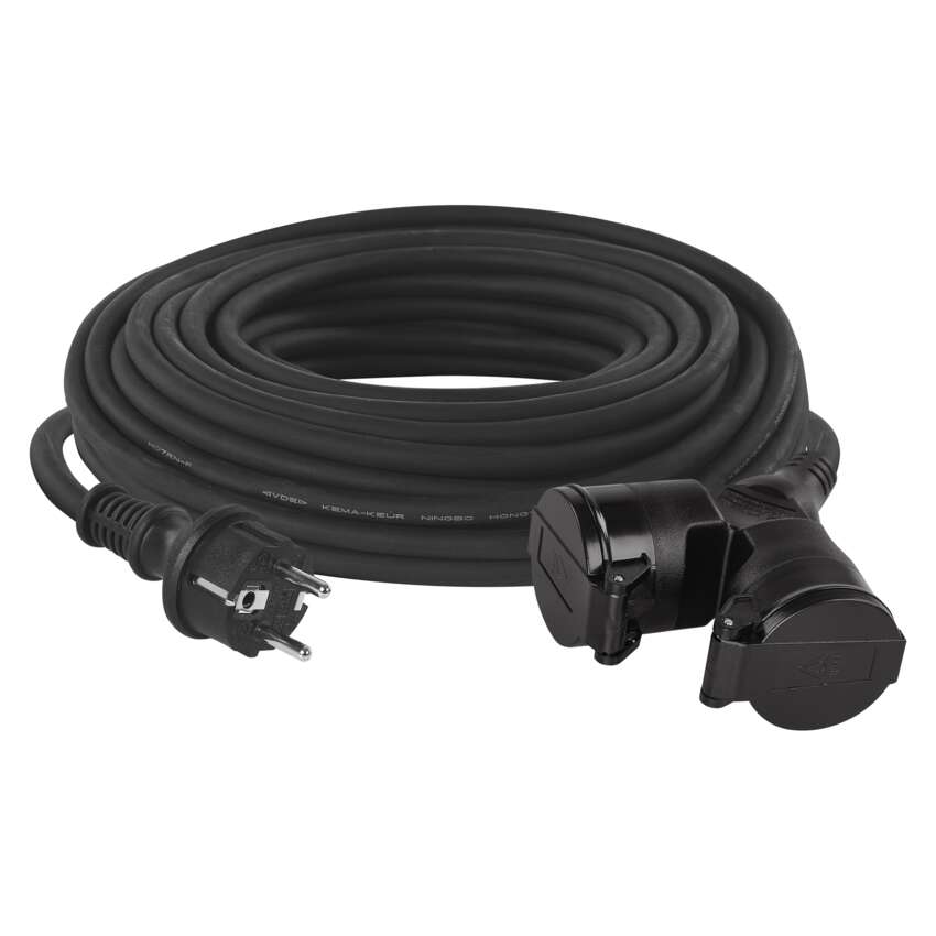 EMOS P0604 PRODL. 2Z 25M 3× 1,5 GUMA,IP44