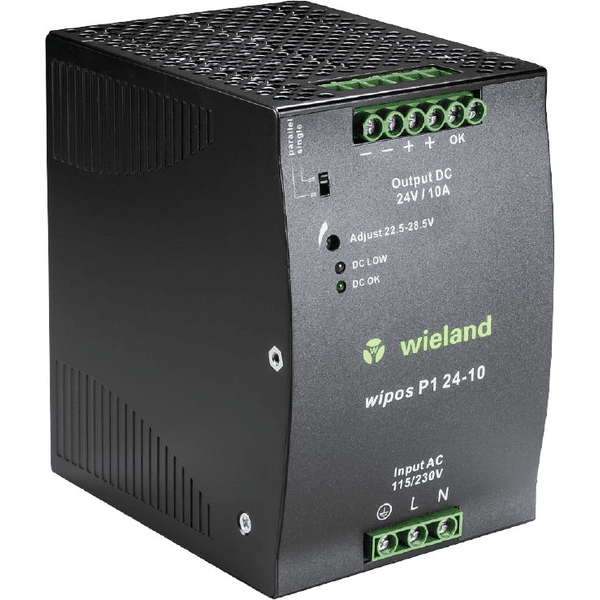 SCHM 81.000.6140.0 Spínaný napájecí zdroj WIPOS P1 24V-10A