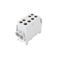 EL 1003121 Svorkovnice rozbočovací HLAK 35 1/2 M2, 125A, 1pól., AL/CU, IP20, šedá, na DIN /2080141