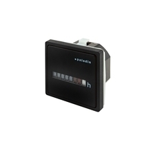 EL 1008160 Počítadlo provoz. hodin PALADIN BW 40.18, 24V, 50Hz, černé, do PANELU, bez rám., 48x48mm