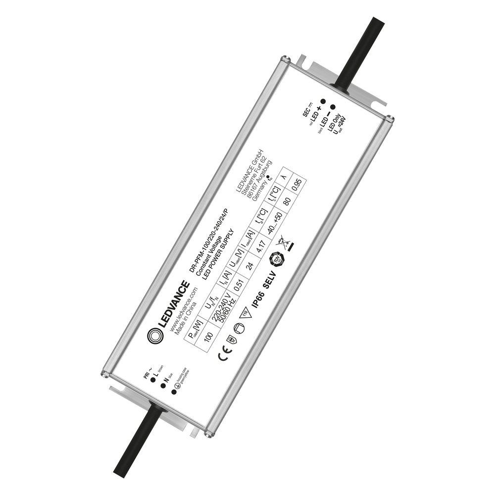 LED driver napěťový LEDVANCE DR-PFM-100/220-240/24/P, IP66