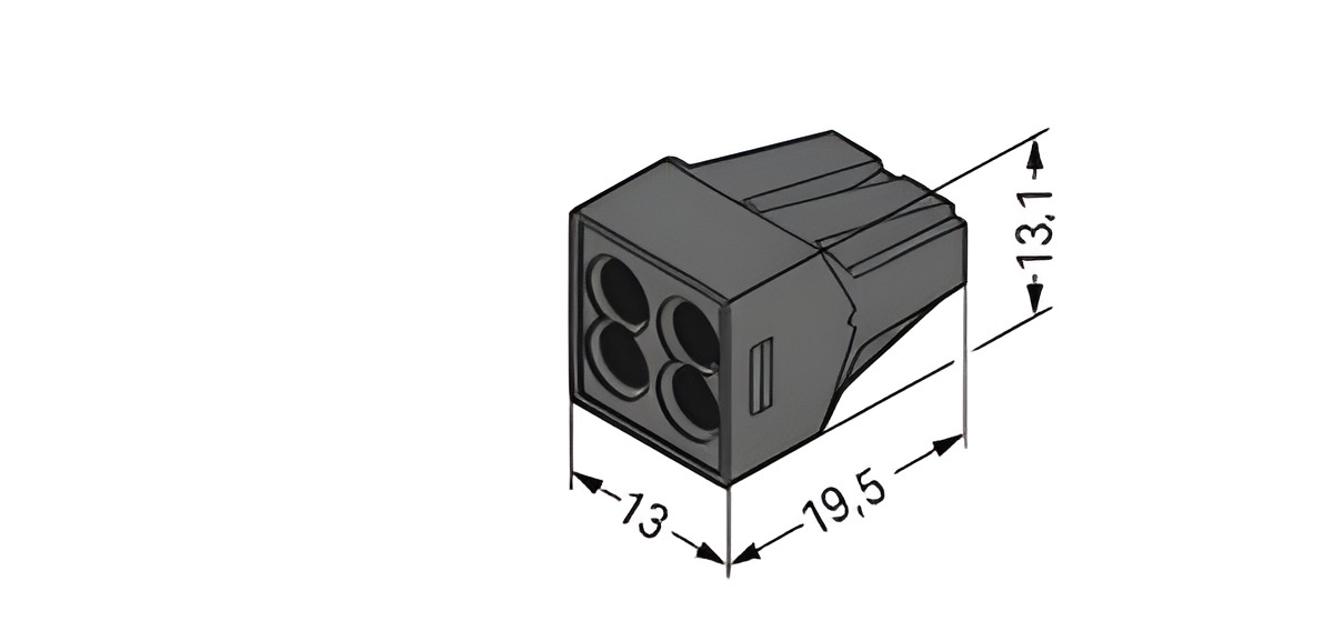 WAGO 773-514 Spojovací krabicová svorka