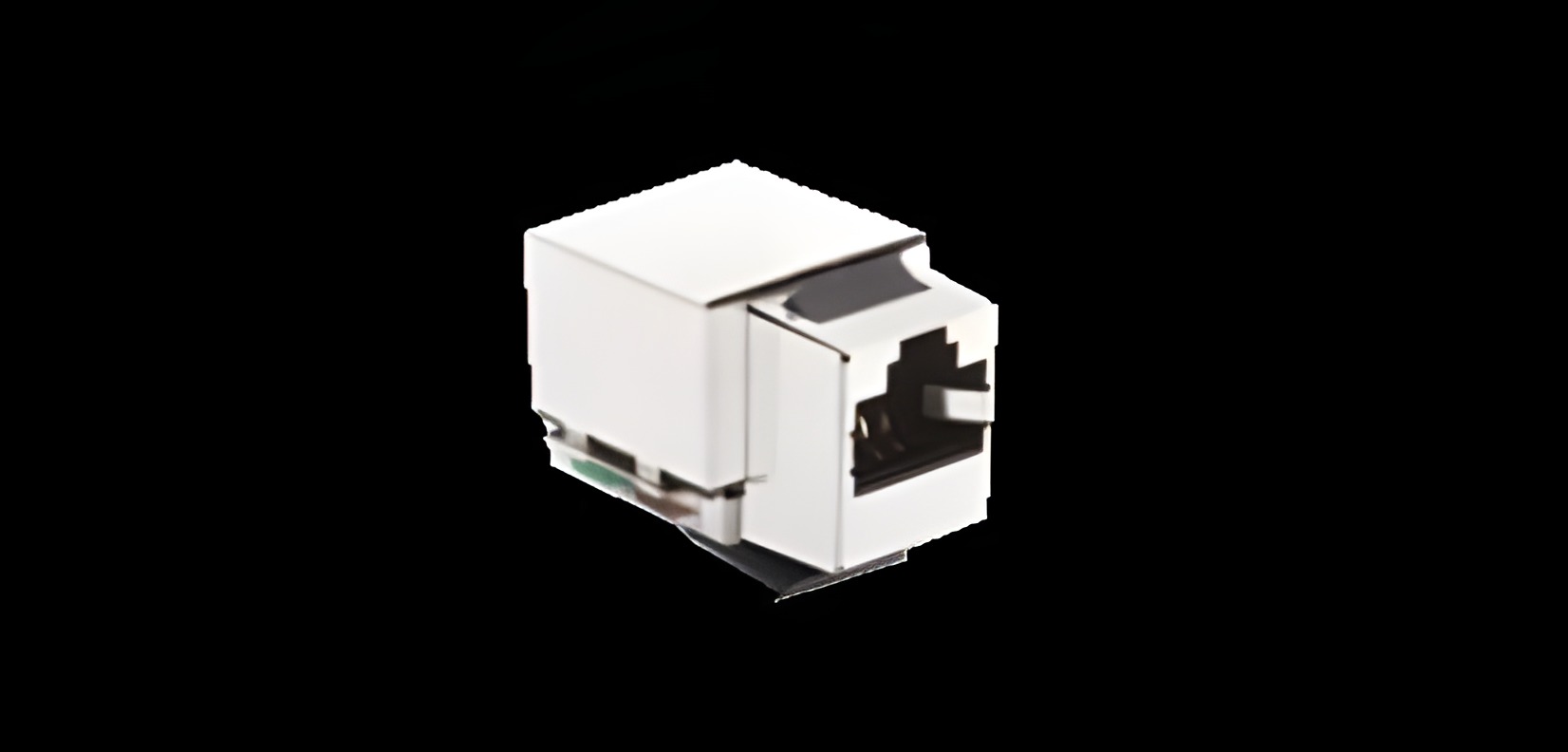 Konektor datový SIMON CJ545FM, RJ45 kat. 5e, stíněný, značka Simon Connectivity, nerezová ocel