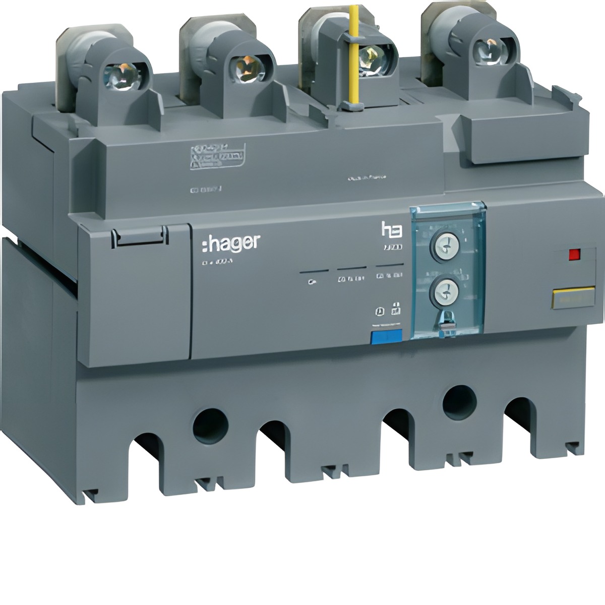 HAG HBW400H Chráničový modul pro P630/x630, 4-pól, 400A; 0,1 - 10 A