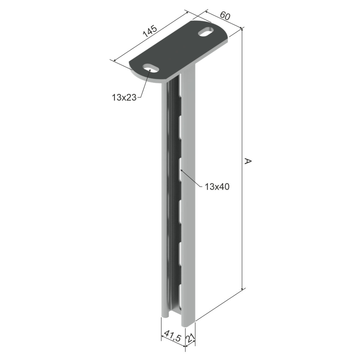 KOPOS SPL 600 F  PROFIL STROPNÍ LEHKÝ