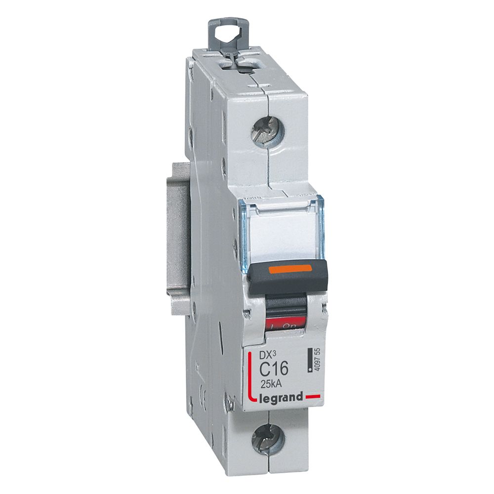 Jistič jednopólový LEGRAND 409755 DX3 1P C16 25KA
