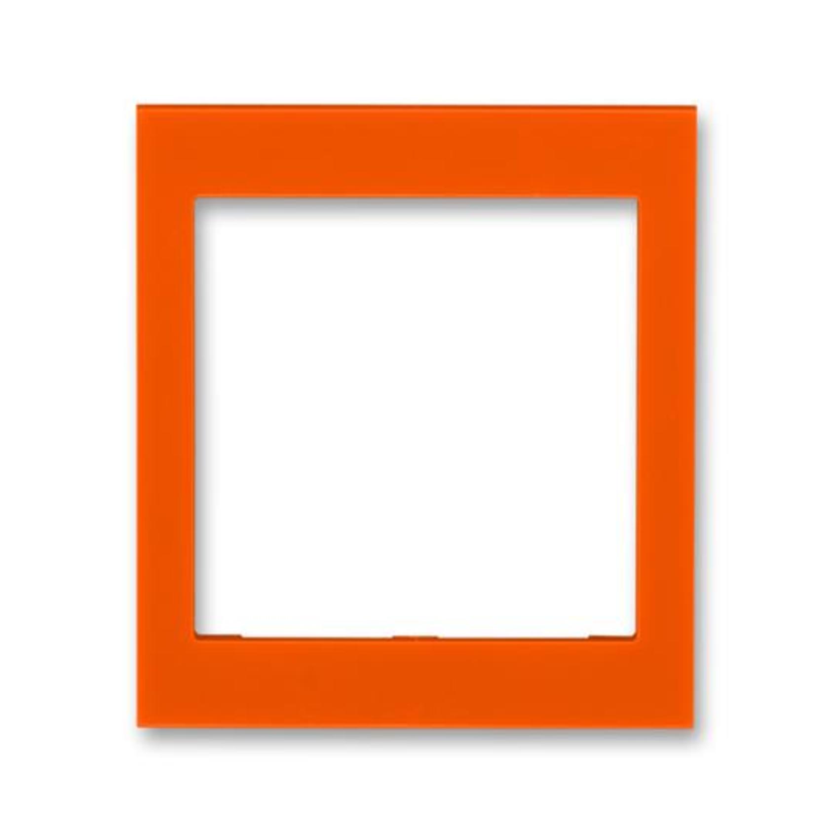 Kryt rámečku ABB Levit 3901H-A00355 66, oranžová, s otvorem 55x55, střední
