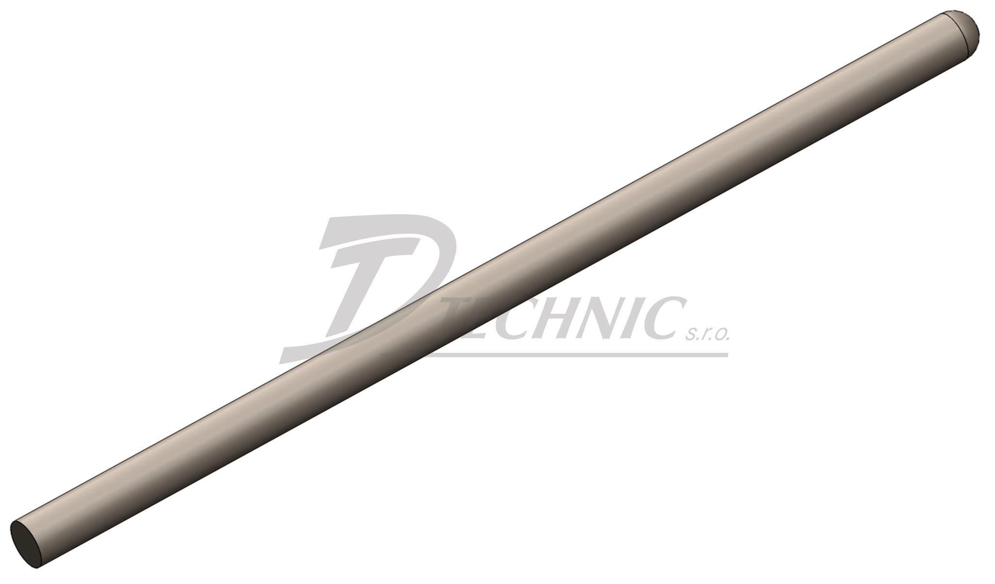 DT 300025 JP 30 Cu Jímací tyč bez osazení - 3000 mm