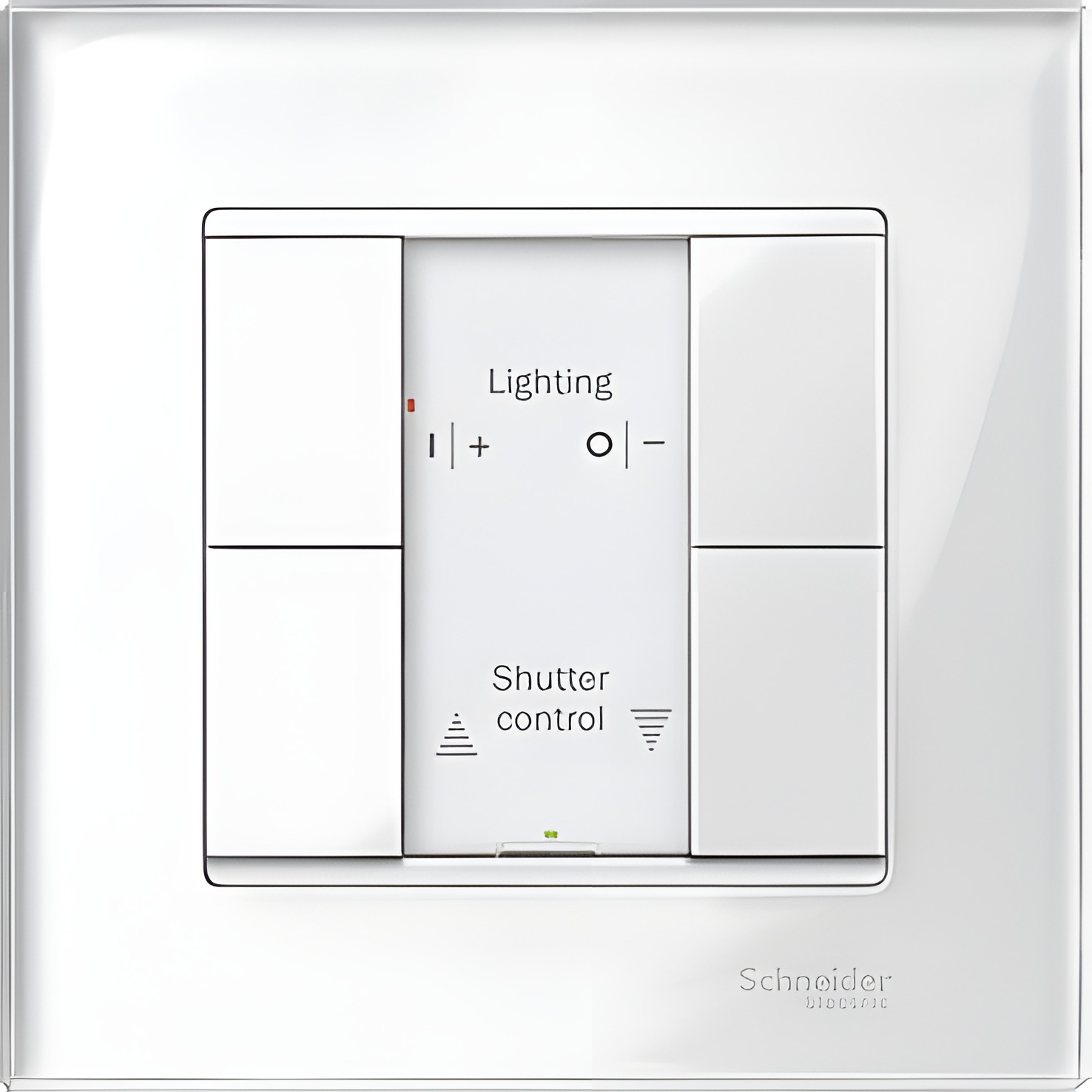 SCHN MTN617219 KNX tlač. panel 2-násobný plus, Polar, System M