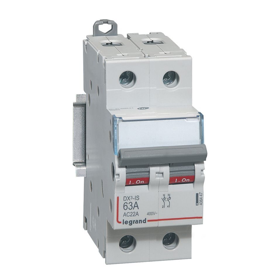 LEG 406447 DX3 VYPÍNAČ 2P 63A 400V