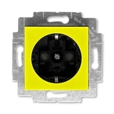 ABB 5520H-A03457 64 Jiné systémy zásuvek Zásuvka jednonásobná s ochrannými kontakty (podle DIN), s c