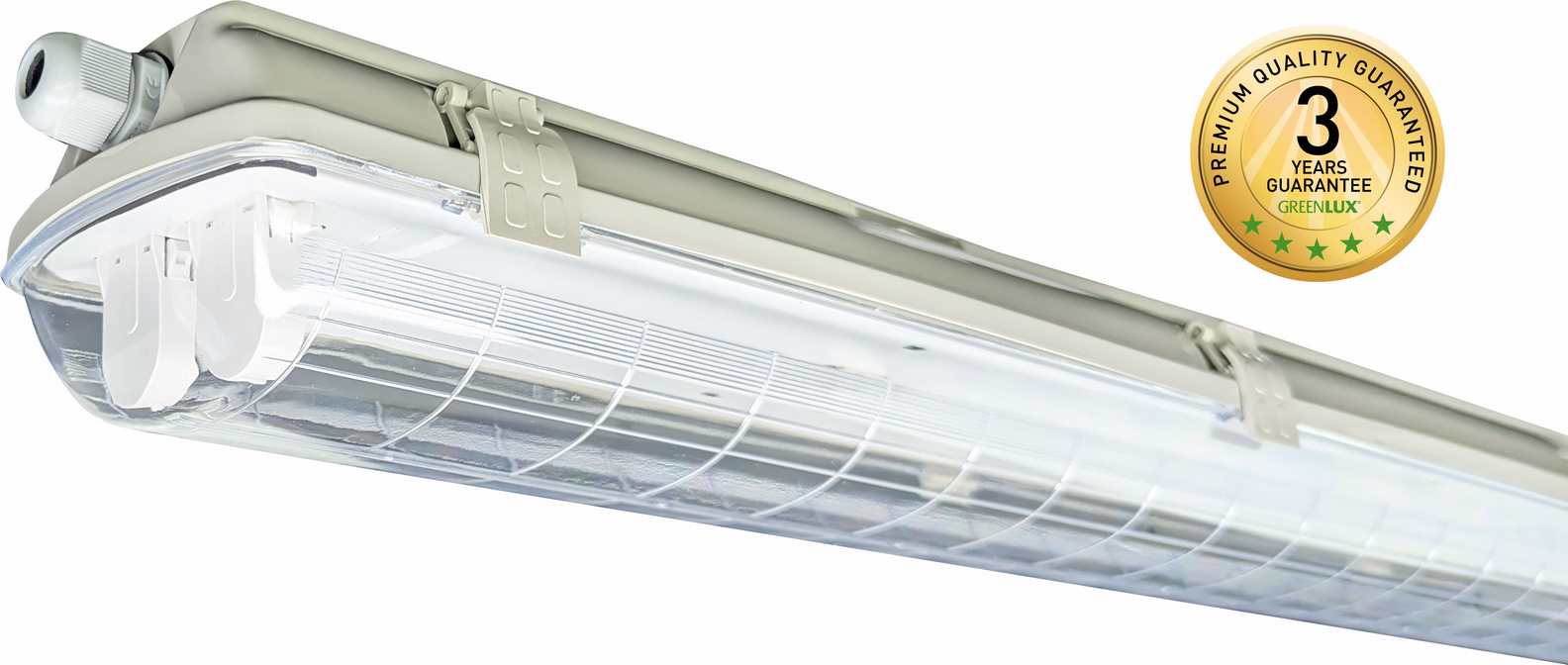Svítidlo průmyslové prachotěsné GREENLUX DUST LED PS 2xT8/60cm, IP65