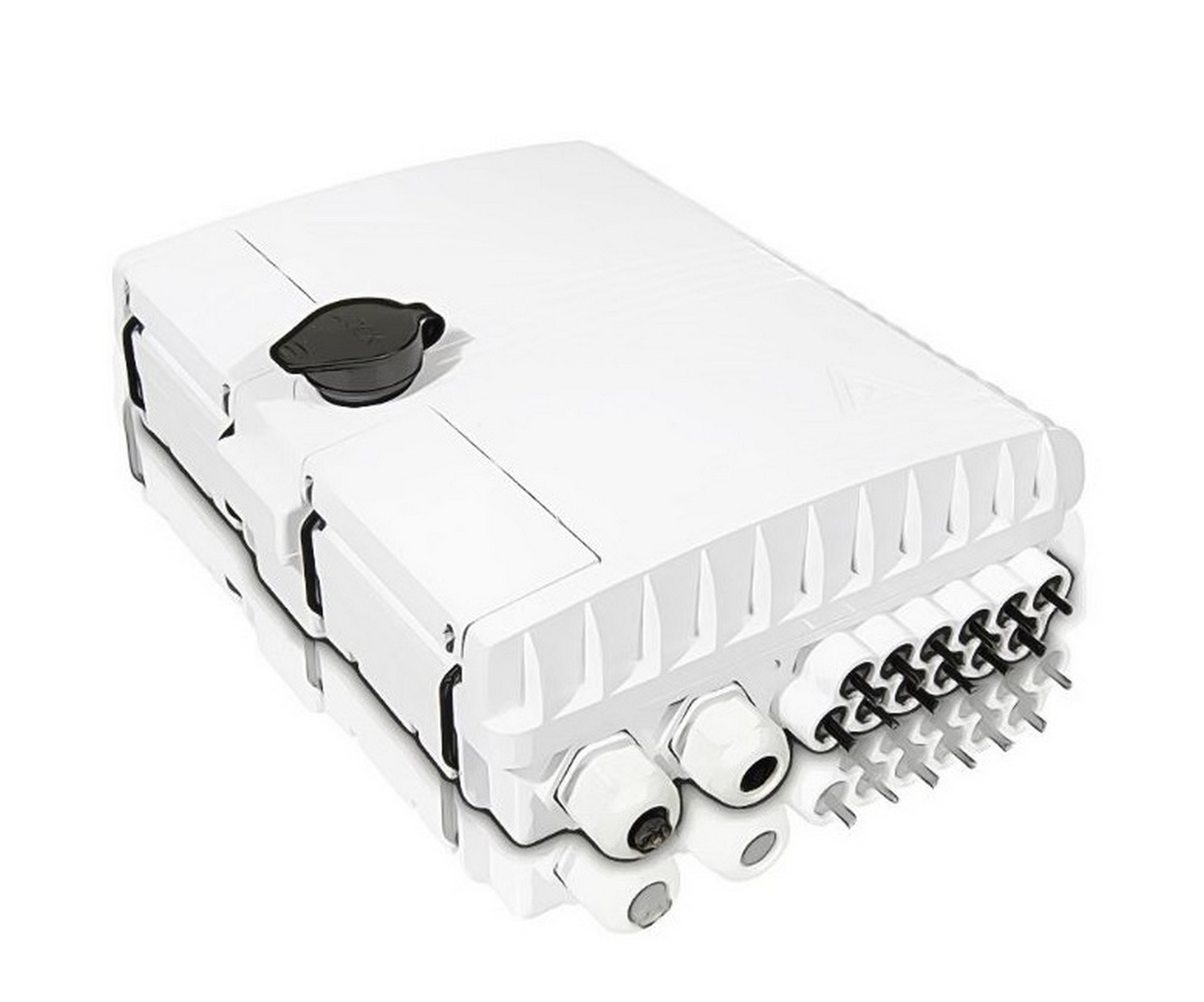 Box optický MAFIA BOX12SCIP5412-A, 24 svárů, 12x SC Simplex/LC Duplex, výklopný, IP54, 200x260x78 mm