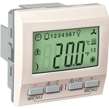 SCHN MGU3.534.25 KNX Unica regulátor teploty místnosti s displejem, marfil RP 0,15kč/ks