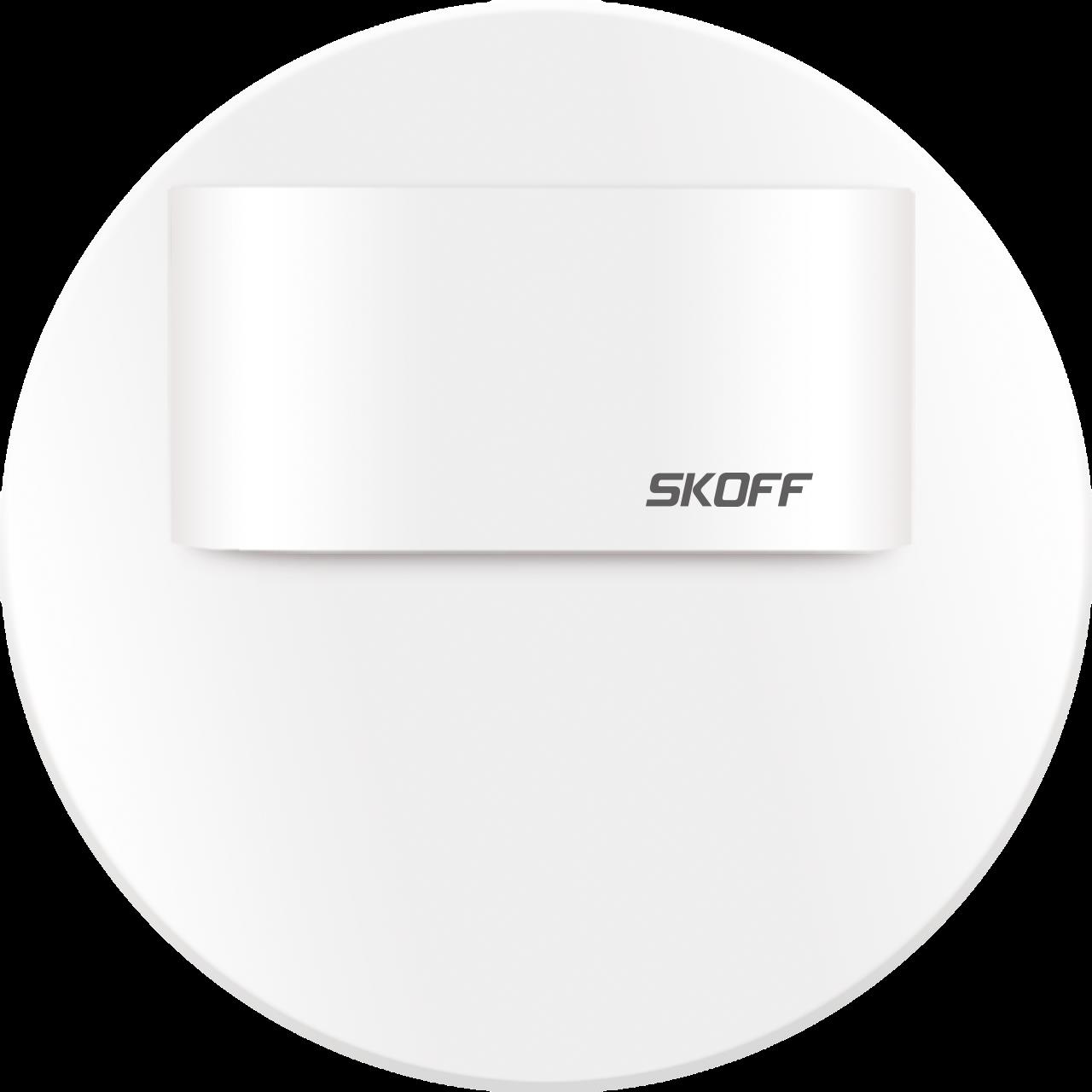 Orientační LED svítidlo SKOFF Rueda mini Short 6500K 0,4W 10 V DC IP66 bílá