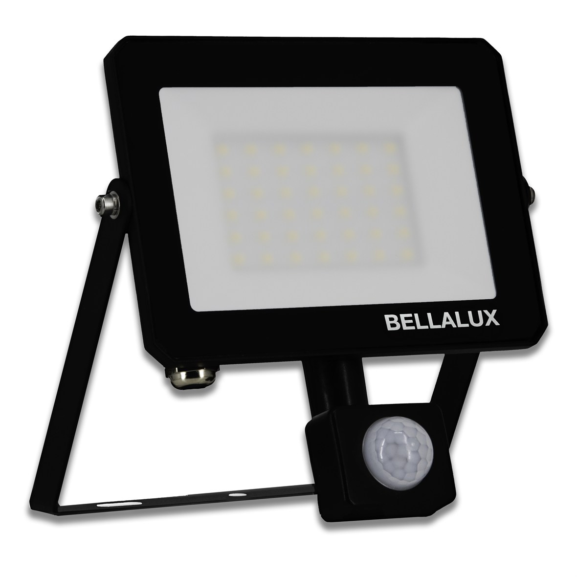 Venkovní LED reflektor se senzorem VITAL, 30W, Denní bílá, Černý