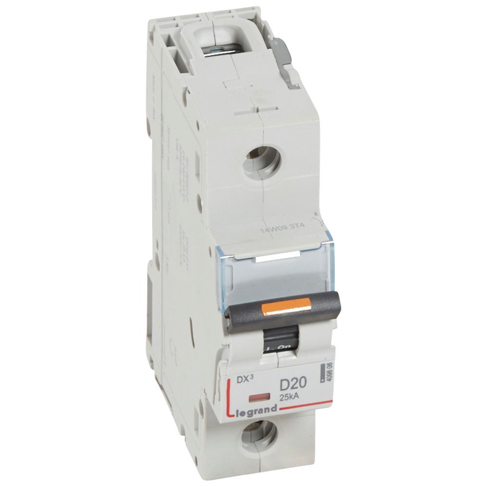 Jistič jednopólový LEGRAND 409808 DX3 1P D20 25KA