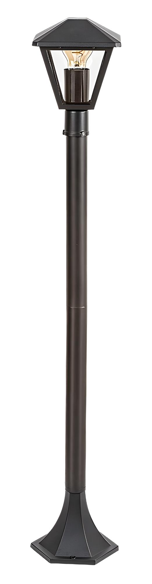 Venkovní sloupkové svítidlo Paravento černá E27 1×40W RABALUX 7150