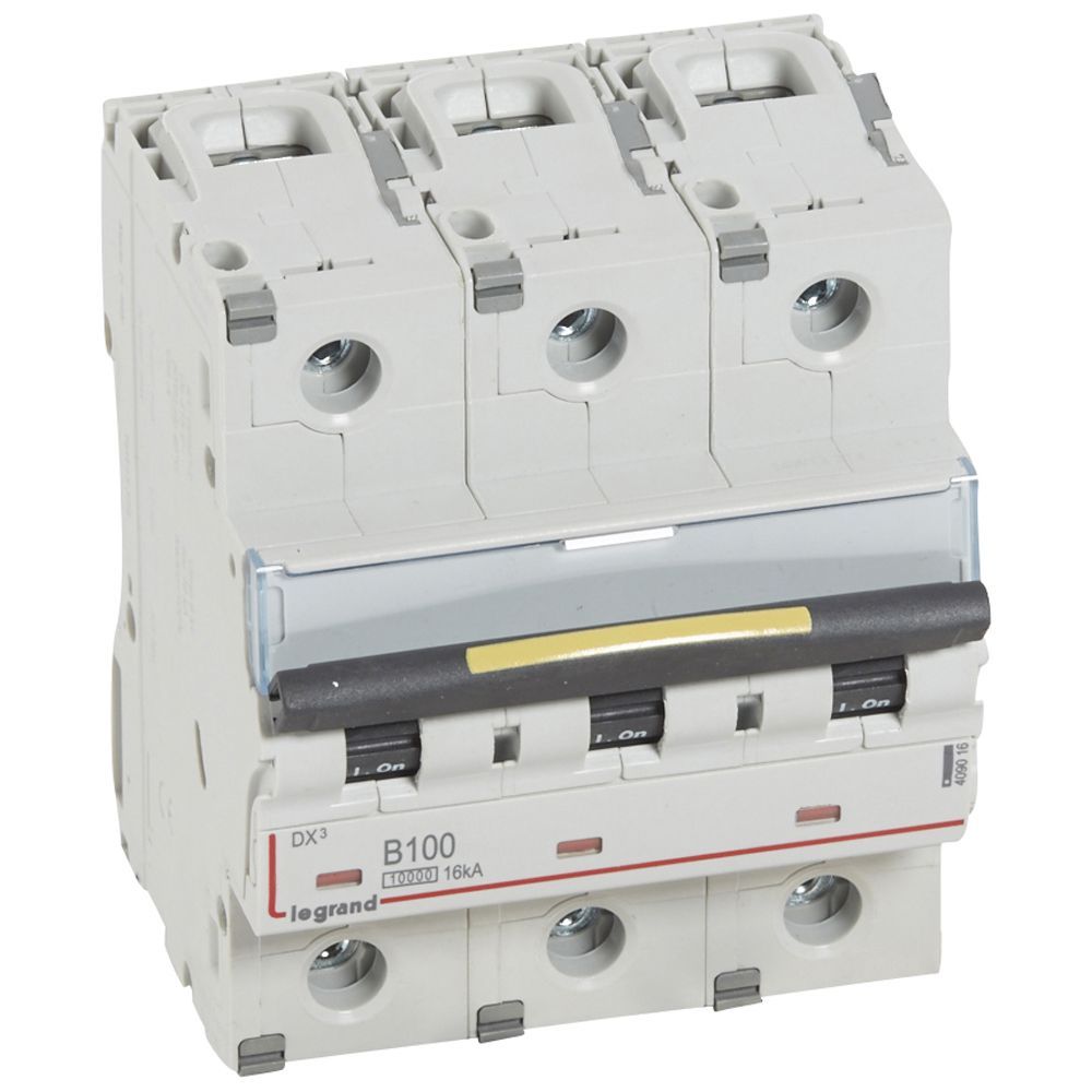 Jistič třípolový LEGRAND 409016 DX3 3P B100 10000A/16KA