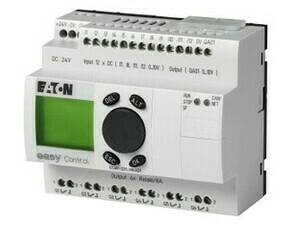 EATON 106397 EC4P-221-MRAD1 Řídicí relé easyControl, provedení s displejem, 12 DI (4 AI), 6 RO, 1 AO