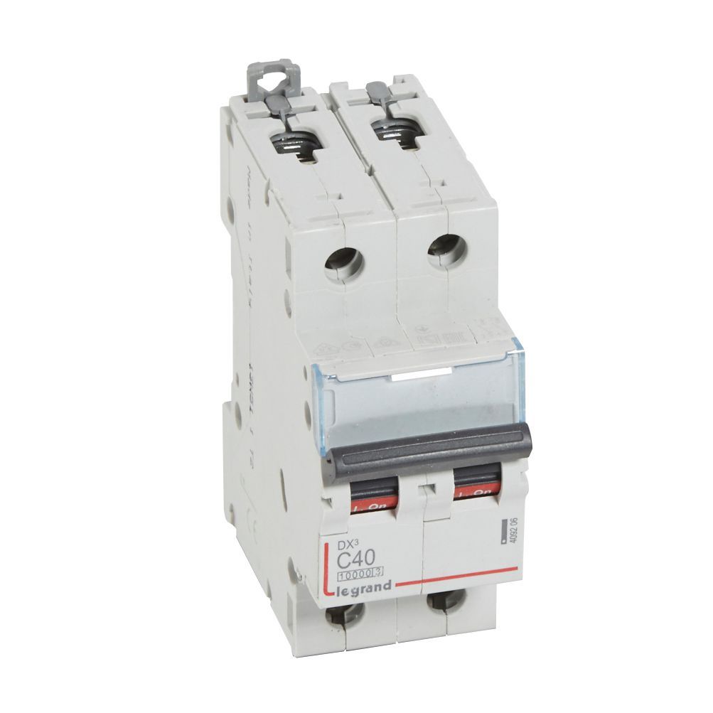 Jistič dvoupolový LEGRAND 409206 DX3 2P C40 10000A/16KA